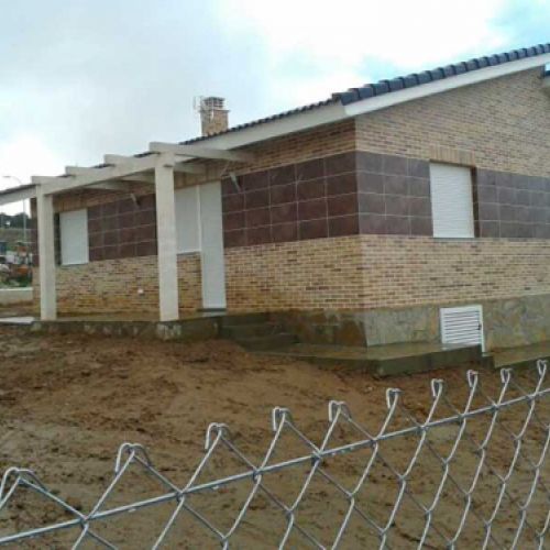 Chalet en proceso de construcción